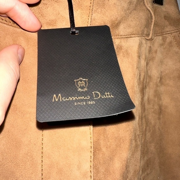 MASSIMO DUTTI Suede Leather Culottes - Picture 6 of 10